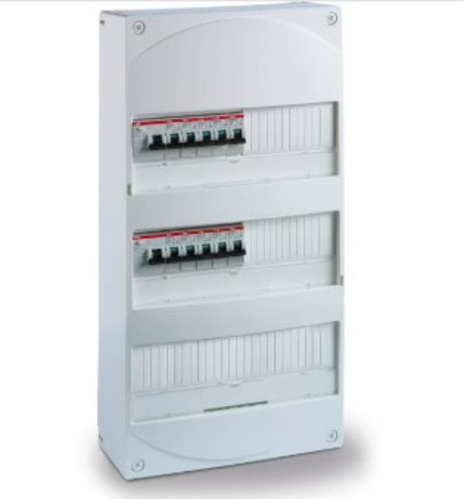 TABPCT2AUTOELEC Tableau Précâblé 3 Rangées 1xID63AC 1xID63A -9 Disj. Auto