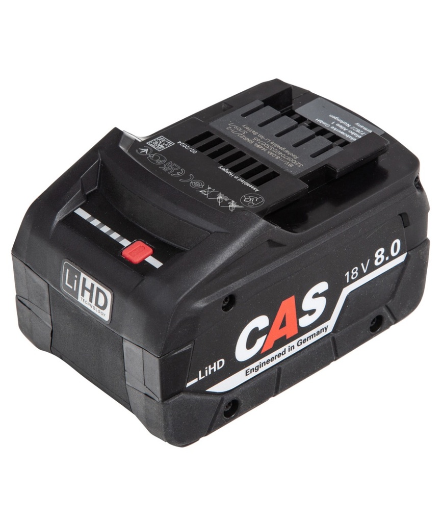 Batterie Lithium Ion HD 18V - 8,0Ah CAS.