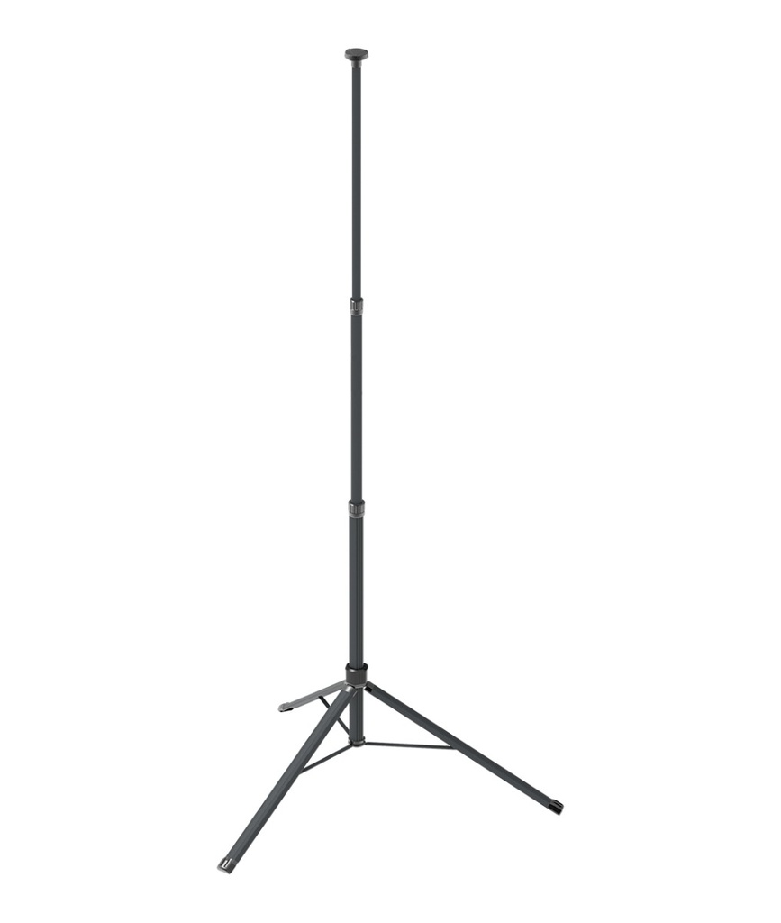 Trépied en aluminium extensible de 0,9m juqu'à 2m avec fonction ouverture facile