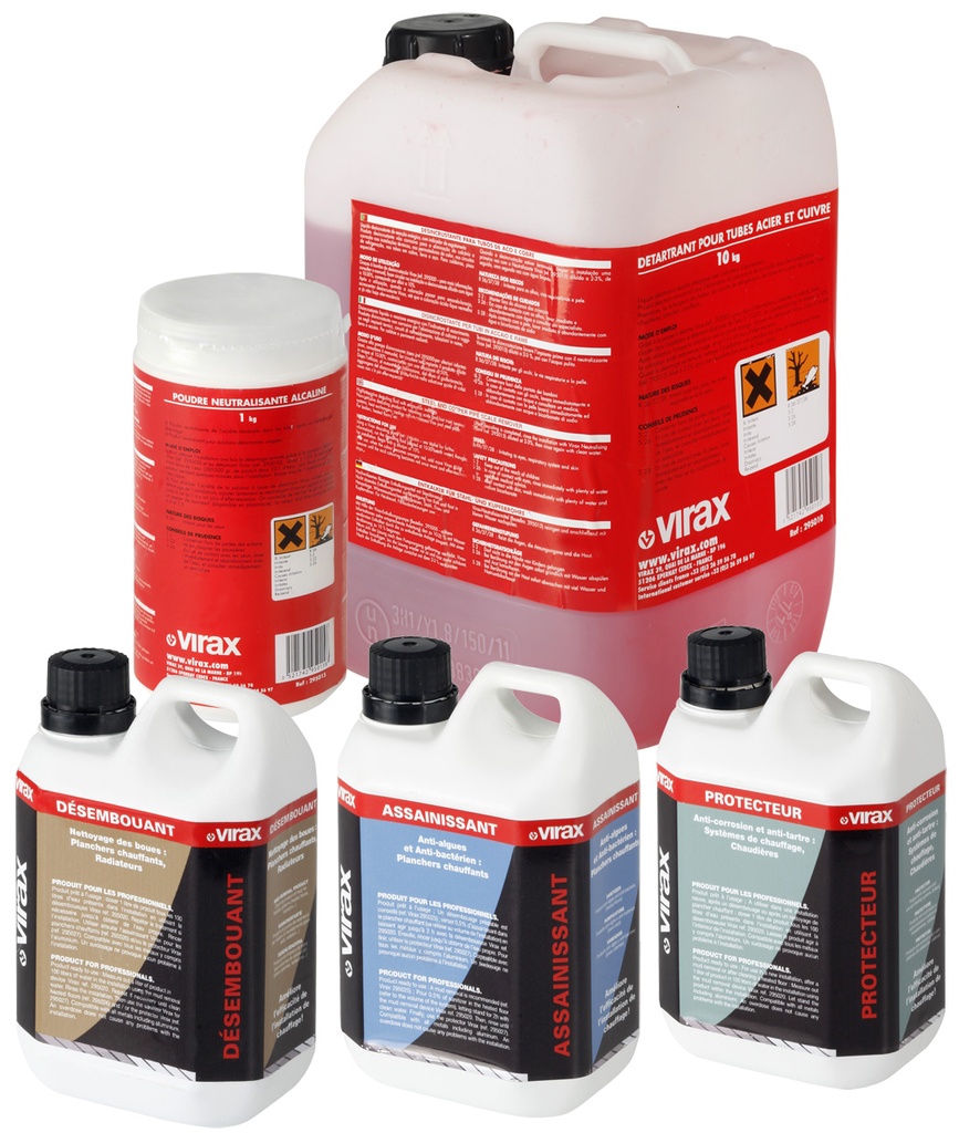 Désembouant 1l pour plancher chau pour Virafal