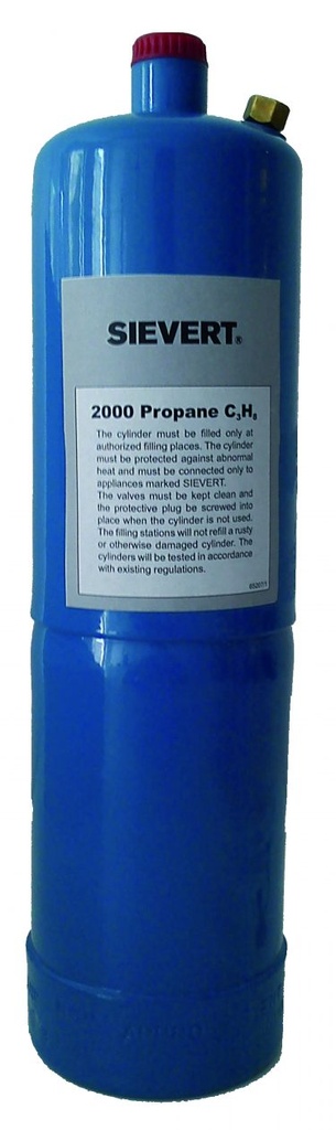 Bouteille capacite 0,34 kg, non remplie