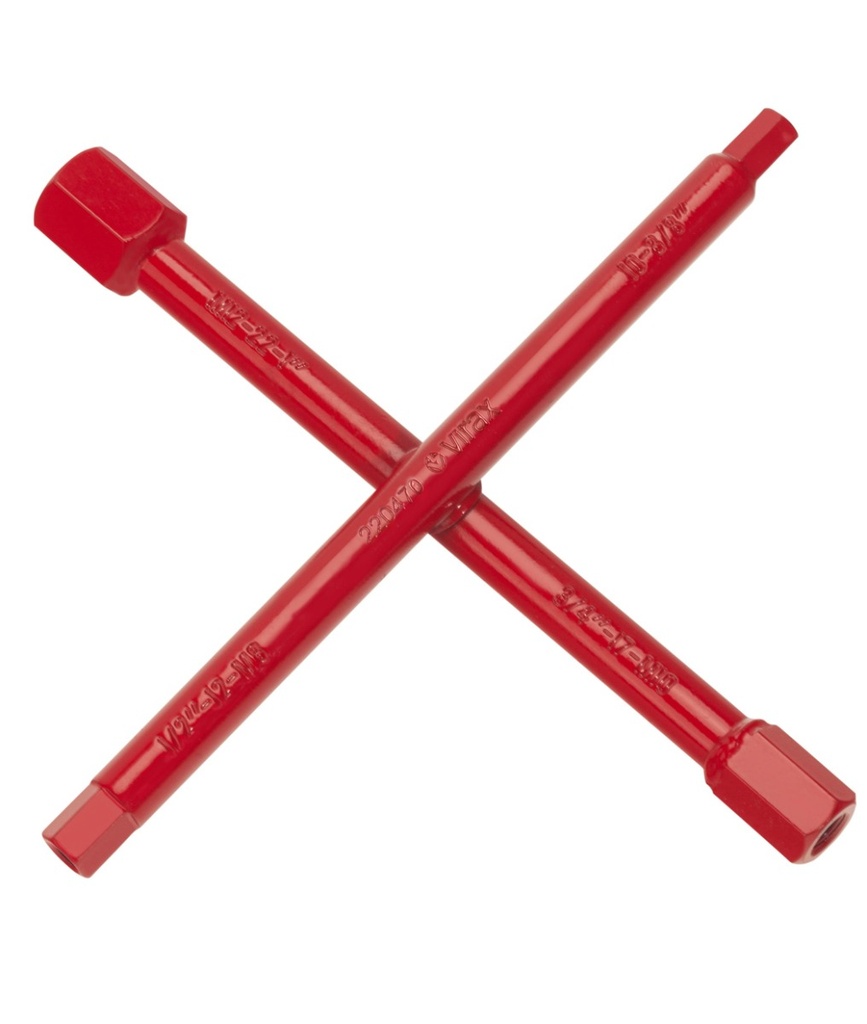 Clé en croix 3/8 m8-1/2 m10-3/4 m12-1