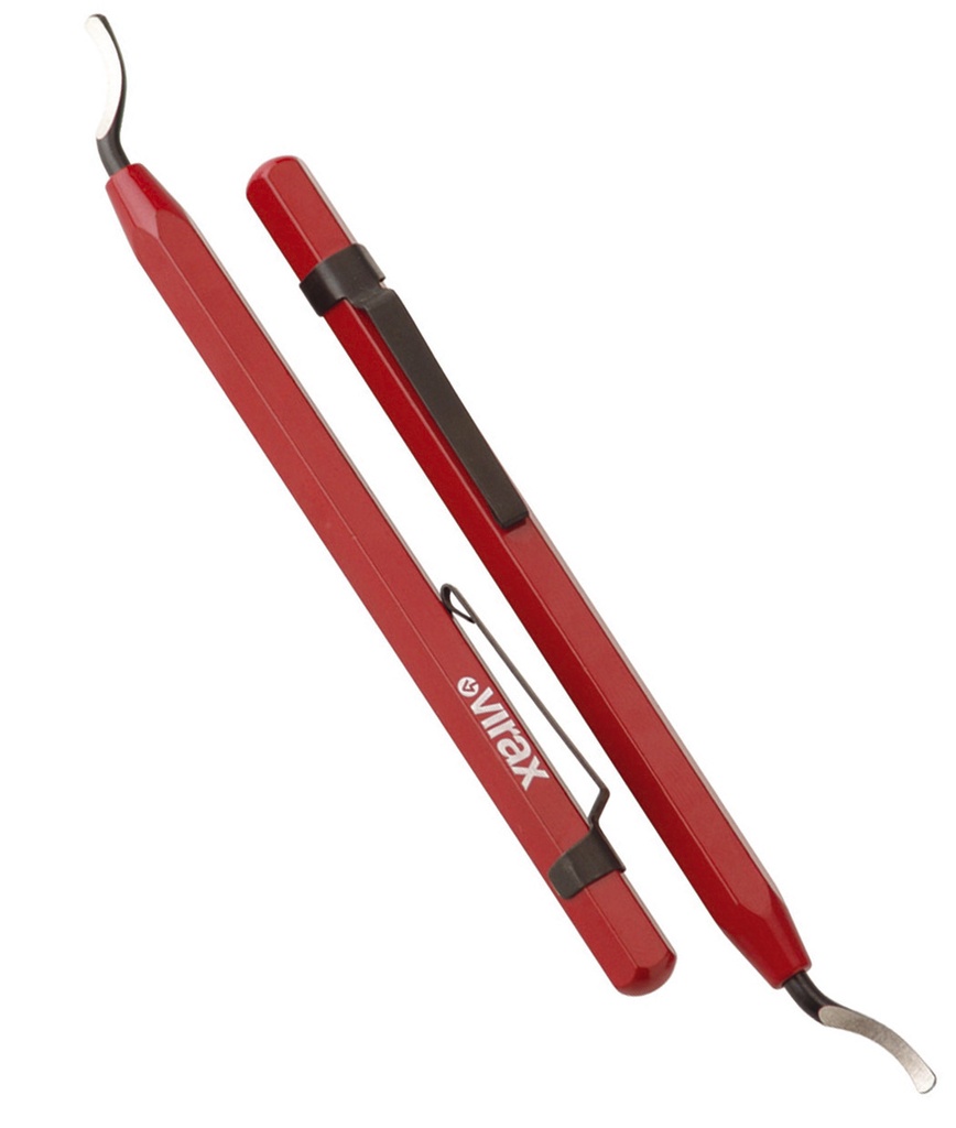 2 ébavureurs crayon cuivre PVC PEHD