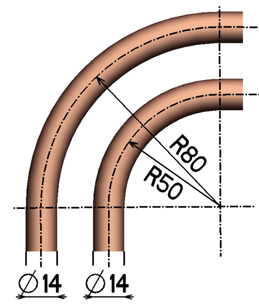Forme concentrique 16mm/r90 pour Eurostem®