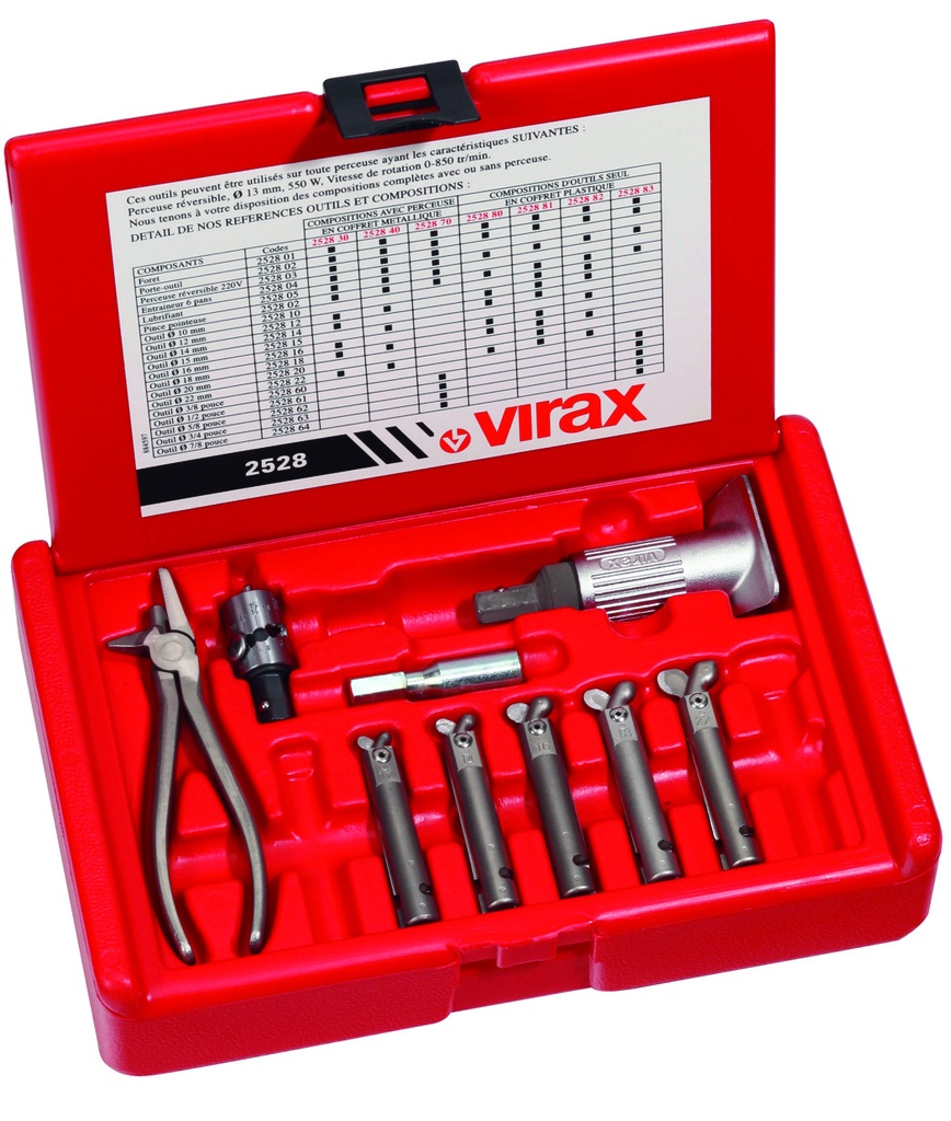Extrudax® 5 outils 3/8 a 7/8" sans perc