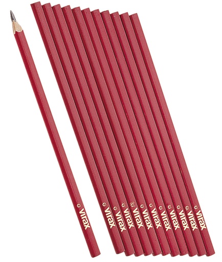 [VIRno_sign262700] Jeu de 12 crayons de chantier 2627