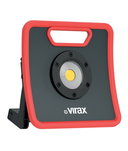 [VIRno_sign262823] Projecteur 4000 lumens LED COB. Fonctionnement sur batterie ou secteur. IP67. 