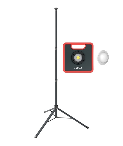 [VIRno_sign262824] Lot projecteur 4000 lumens LED COB et son trépied extensible jusqu'à 2m. 