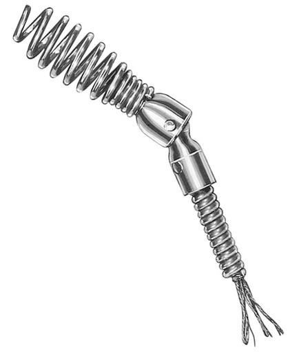 [VIRno_sign290621] Vrille articulée 9,5mm pour  VAL25/2907