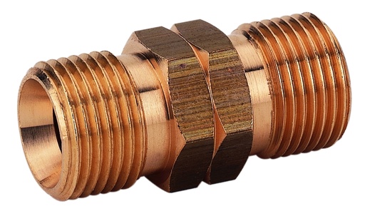 [VIRno_signSI770512] Raccord pour  2 tuyaux 3/8" g.+3/8" g.