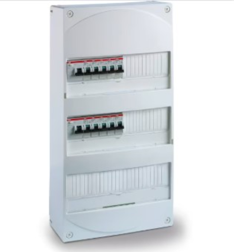 [ABBHQ301303] TABPCT2AUTOELEC Tableau Précâblé 3 Rangées 1xID63AC 1xID63A -9 Disj. Auto