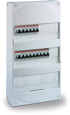 [ABBD774623] TABPC3RAUTO Tableau électrique Précâblé 3 Rangées 2xID63A-13 Disj. 4.5kA Auto